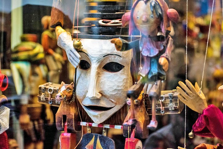 A marionette shop in Prague