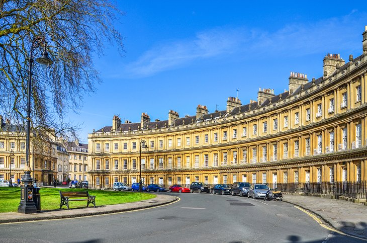The Circus, a famous street in Bath