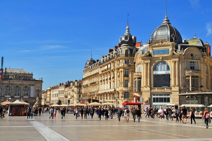 Place de la Comedie in Montpellier