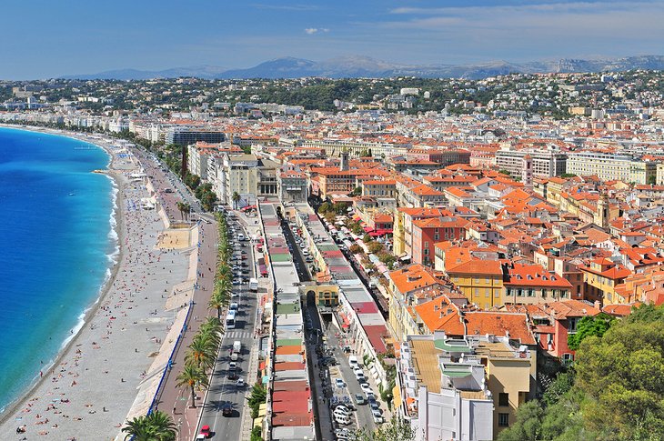 Promenade des Anglais in Nice best cities of France