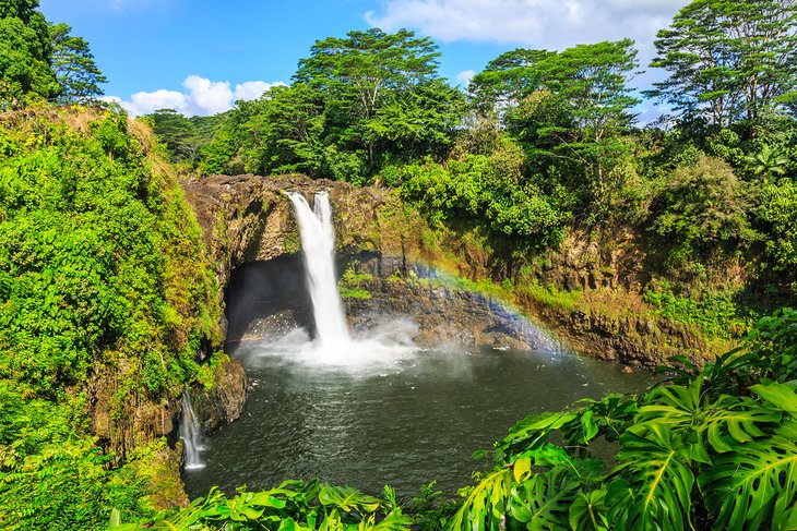 Rainbow Falls in Hilo, Hawaii