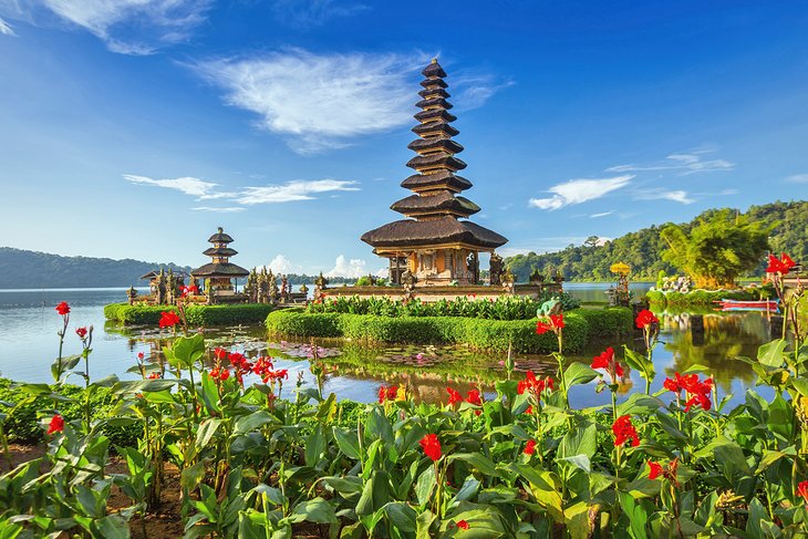 Pura Ulun Danu Bratan temple, Lake Bratan, Bali