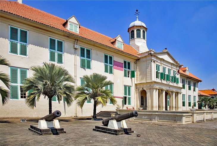 Jakarta History Museum on Taman Fatahillah in Jakarta's Old Town