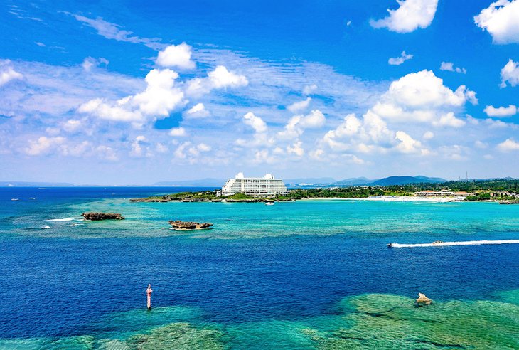 View across the water to Manza Beach