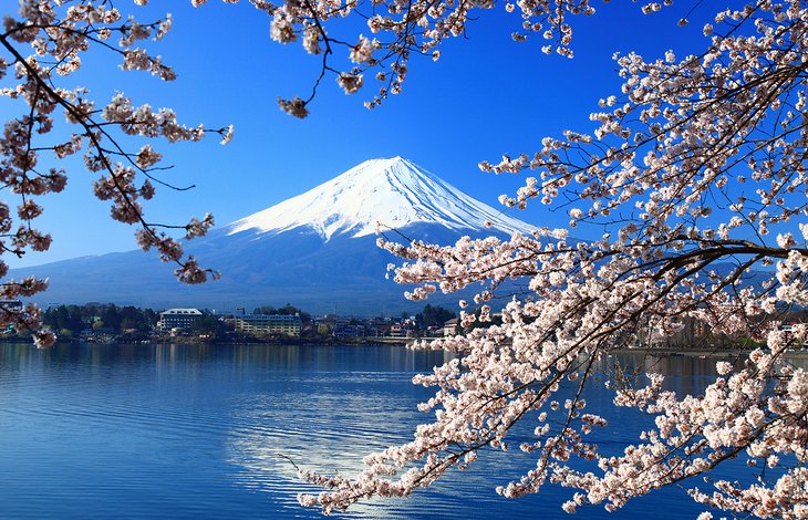 Mount Fuji and Lake Kawaguchi