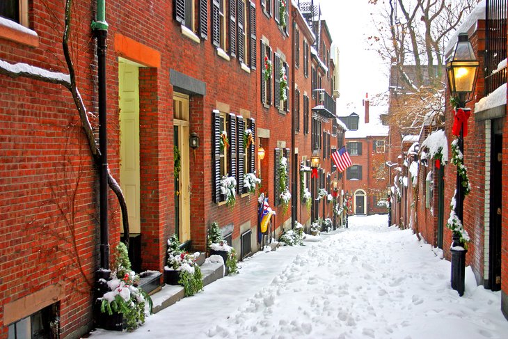 Snow in Boston