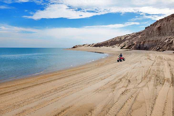 ATV on a Sea of Cortez beach