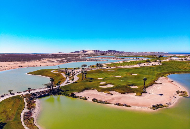 View of Nicklaus-designed Islas Del Mar Golf Course in Cholla Bay, Puerto Penasco