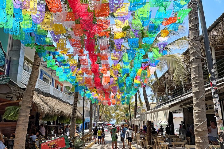 Aerial photo of Playa de los Muertos in Sayulita