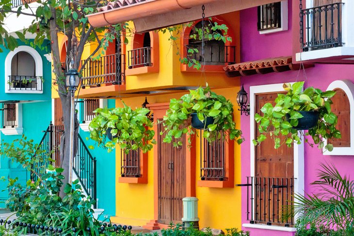 Colorful buildings in the Zona Romantica