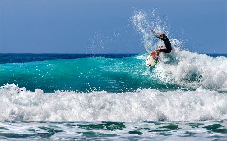 Surfer in Baja California