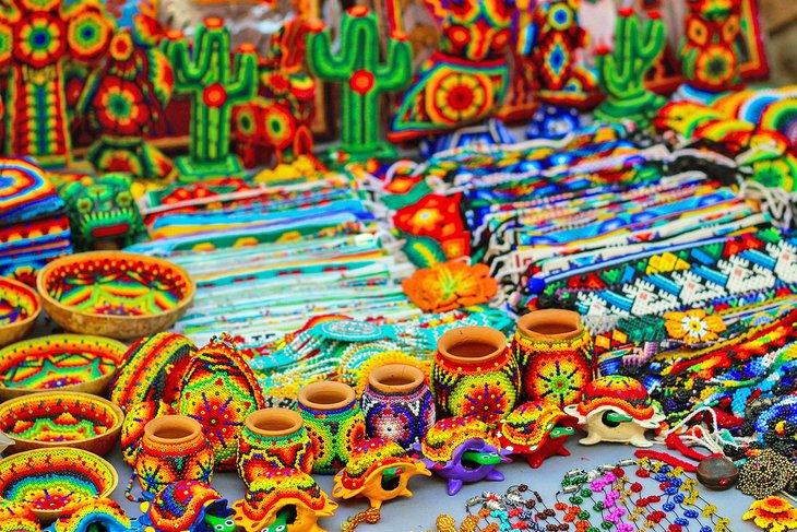 Mexican handicrafts for sale in Sayulita, Mexico