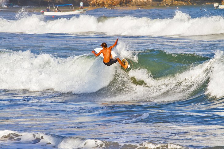 Surfing in Sayulita