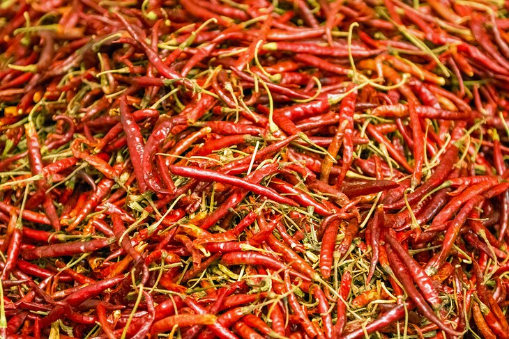 Dried chili peppers