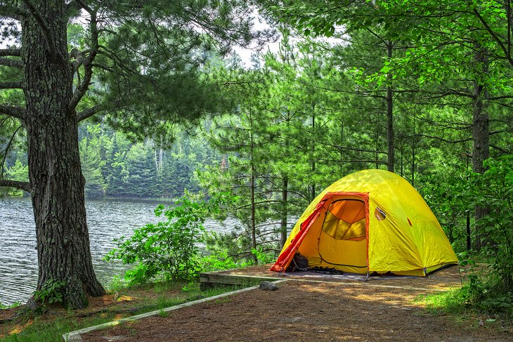 Camping de Parc National des Voyageurs