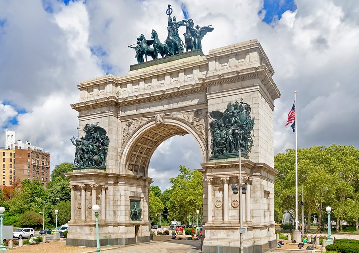 Grand Army Plaza's Triumphal Arch in Prospect Park, Brooklyn