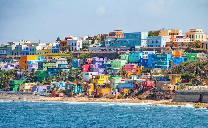 Colorful houses in San Juan