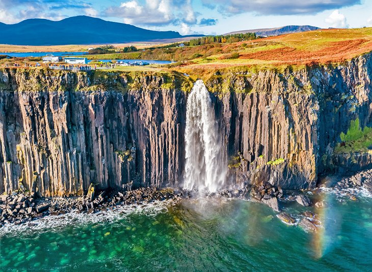 Kilt Rock waterfall, Isle of Skye, Scotland