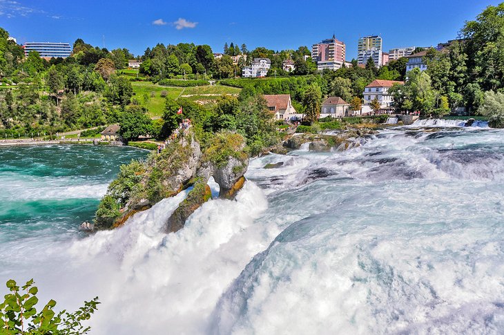 Rhine Falls, the largest waterfall in Europe