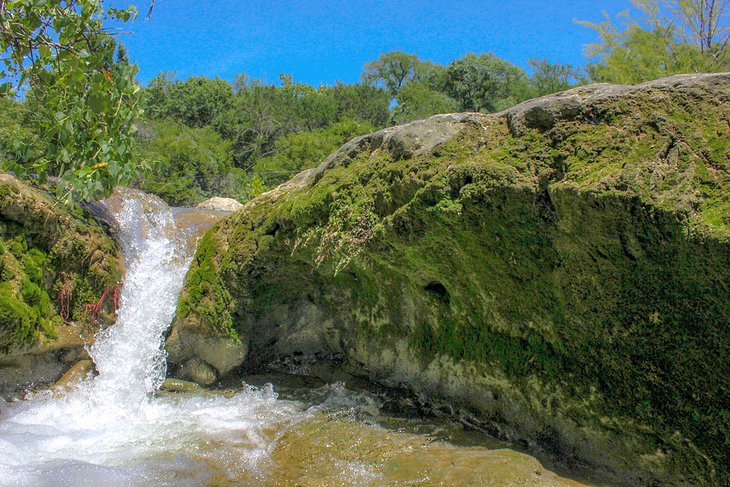 Waterfall in St. Edward's Park