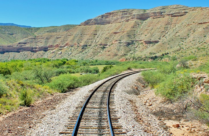 Verde Canyon Railroad through Arizona