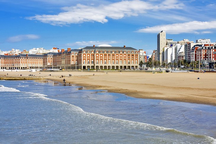 A Mar del Plata beach