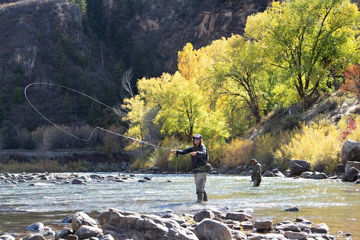 Fly fishing in Glenwood Springs