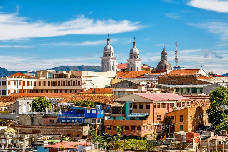 View over Santiago de Cuba