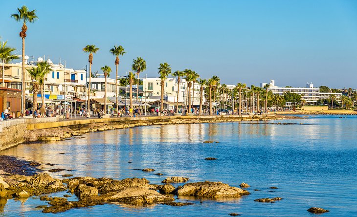 Boardwalk along Paphos Harbour