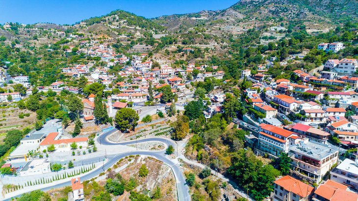 Agros village in the Troodos Mountains
