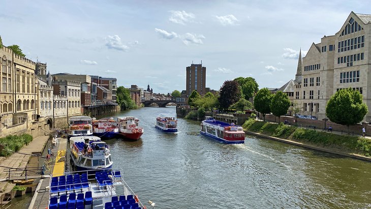 River Ouse à York par une belle journée d'été