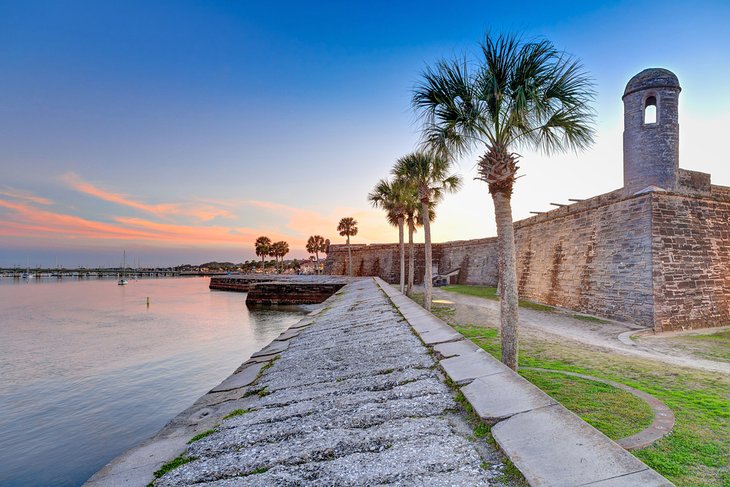 Castillo de San Marcos at sunset