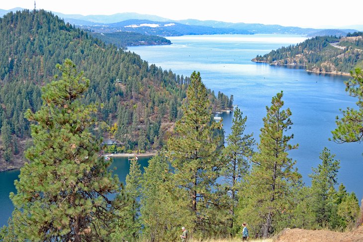 Mineral Ridge and Lake Coeur d'Alene