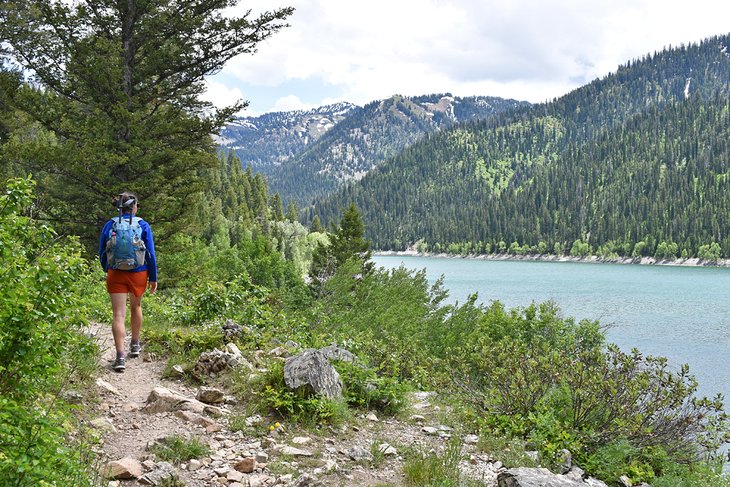 Upper Palisades Lake, Palisades Creek Trail