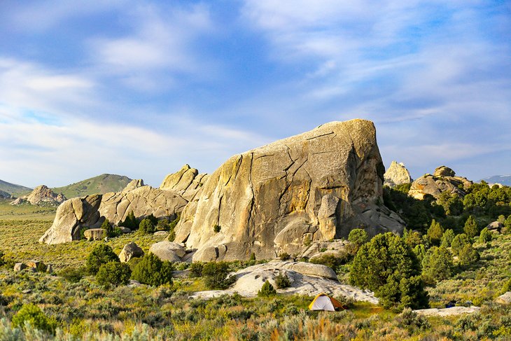 Camping at City of Rocks