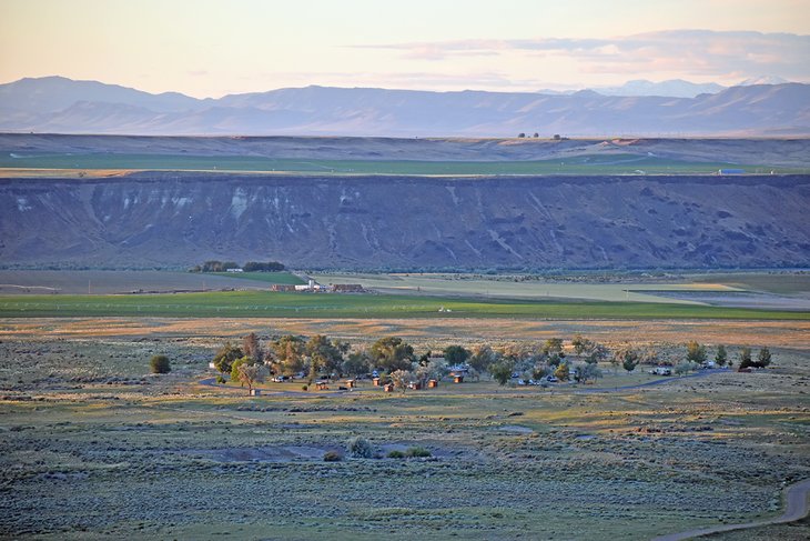 Broken Wheel Campground at Bruneau Dunes State Park