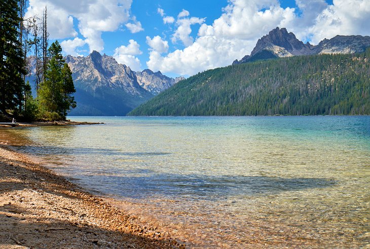 Sawtooth Mountains and Redfish Lake