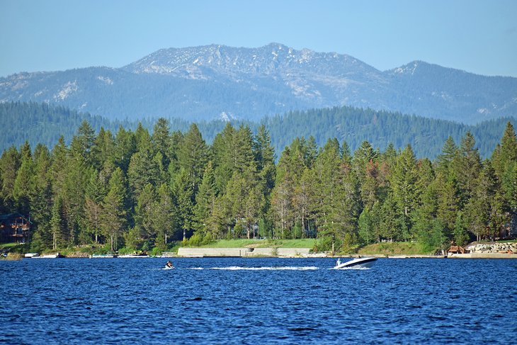 View from the Buttercup Campground, Lake Cascade State Park