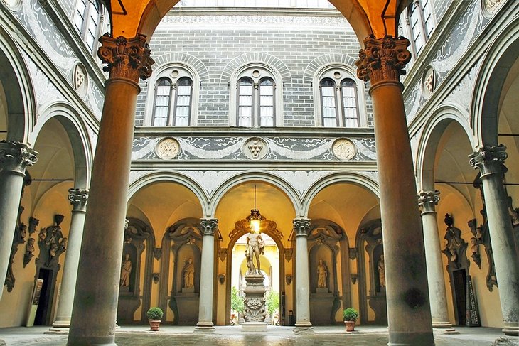 Inner courtyard of Medici-Riccardi Palace