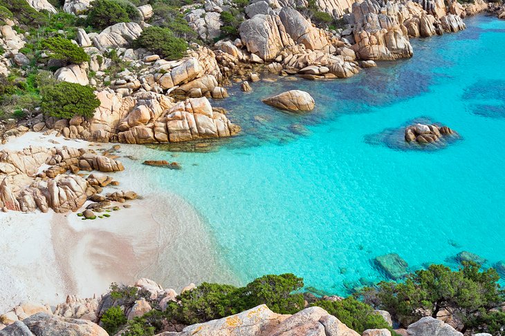 Cala Coticcio on the island of Caprera, Maddalena Islands