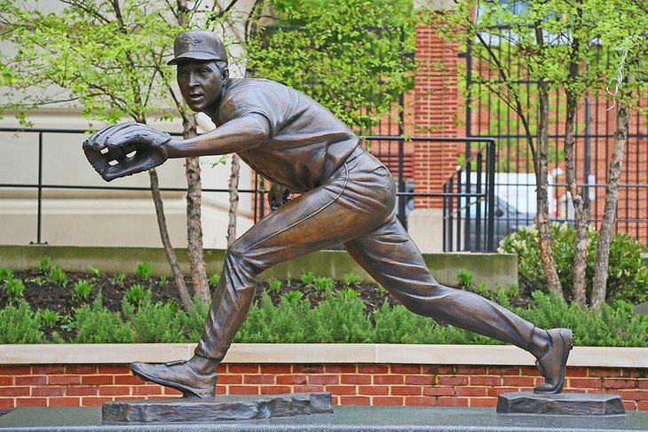 Sculpture outside Oriole Park