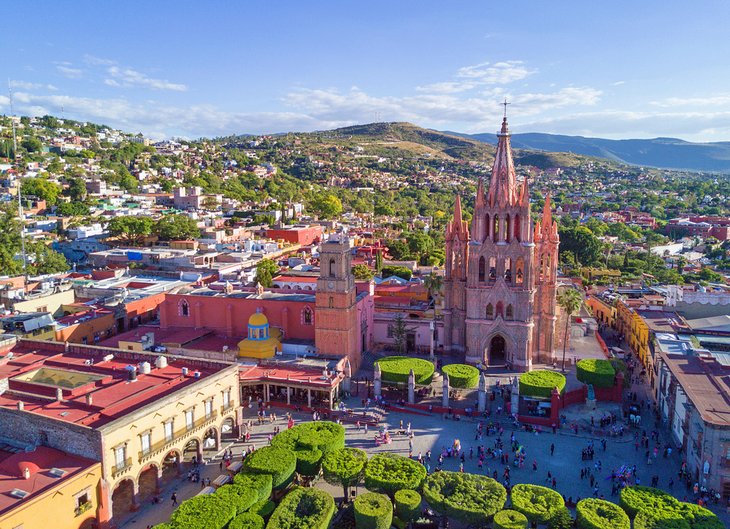 Aerial view of San Miguel de Allende