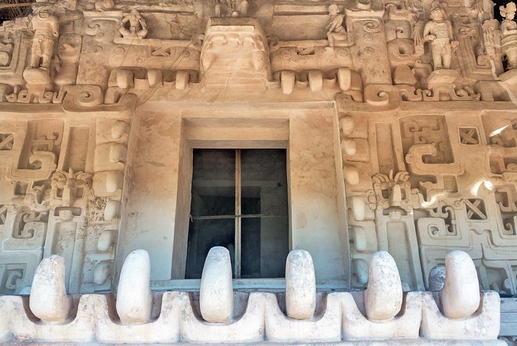 Jaguar mouth on the Acropolis, Ek' Balam