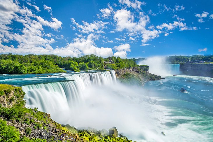 View of Niagara Falls from the USA side