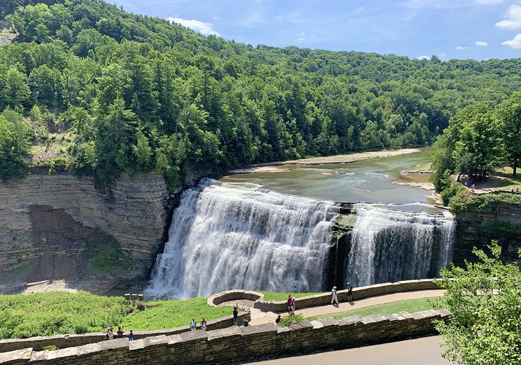 Middle Falls in Letchworth State Park