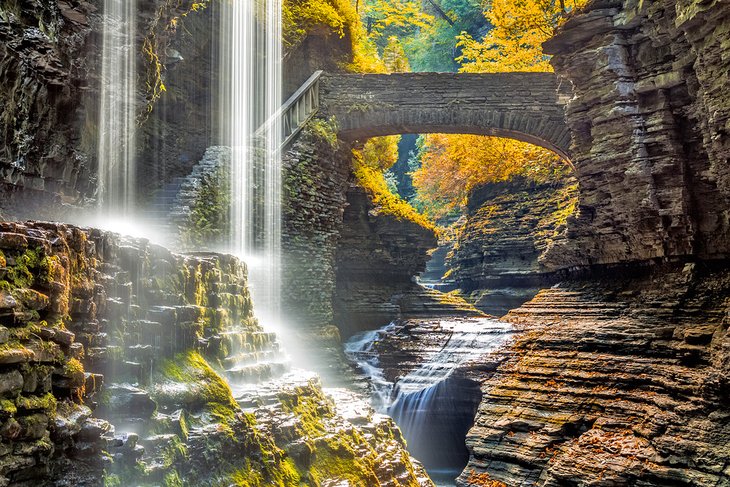 Rainbow Falls, Watkins Glen State Park