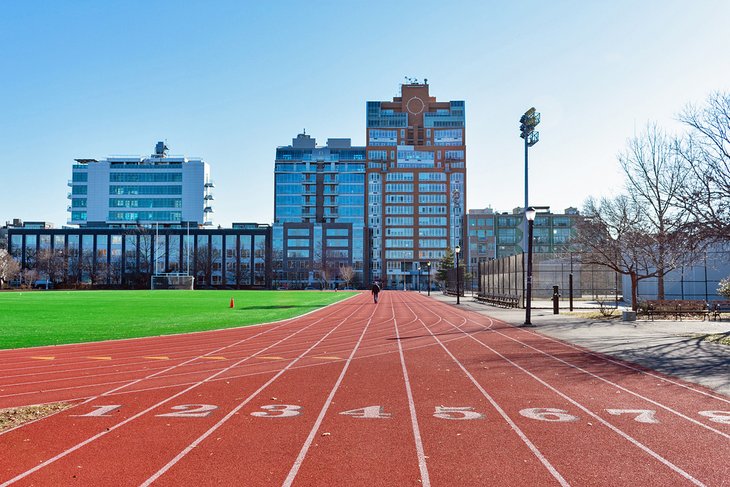 Running track at McCarren Park