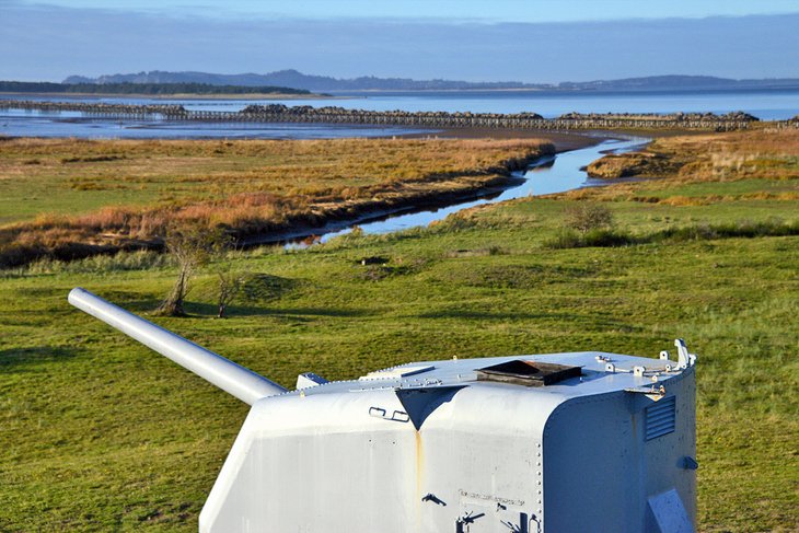 View from a military installation at Fort Stevens