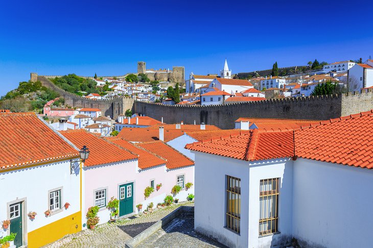 The walled town of Obidos