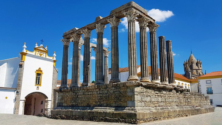 Roman temple in Evora